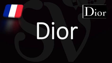 dior meaning in french
